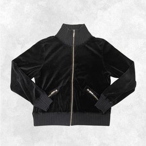IE Black Velvet Track Jacket